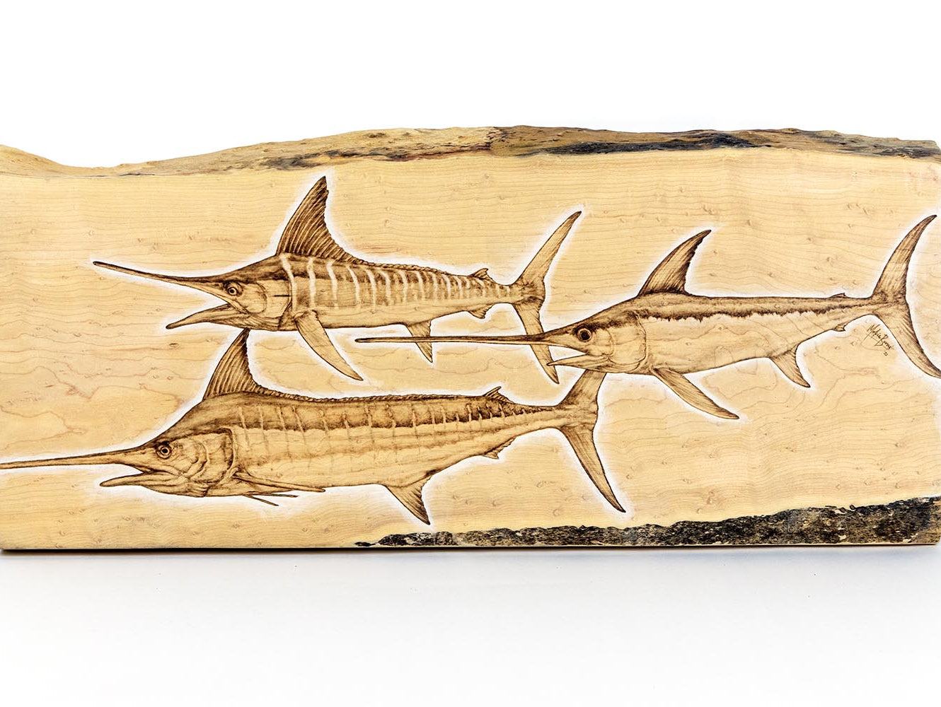 "The Perfect Day" - Billfish Slam on Bird’s Eye Maple