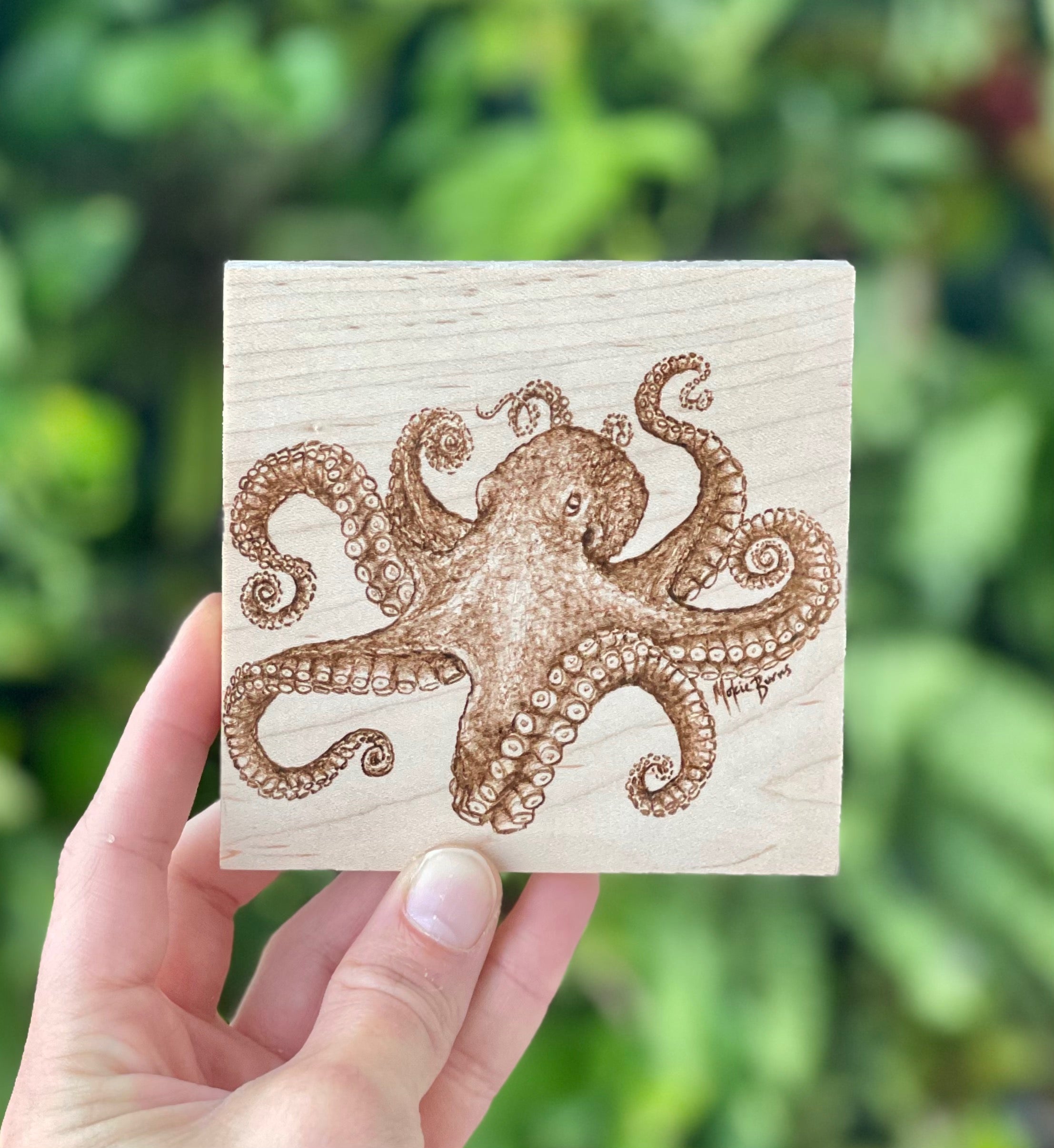 Octopus Hat Patch Commission