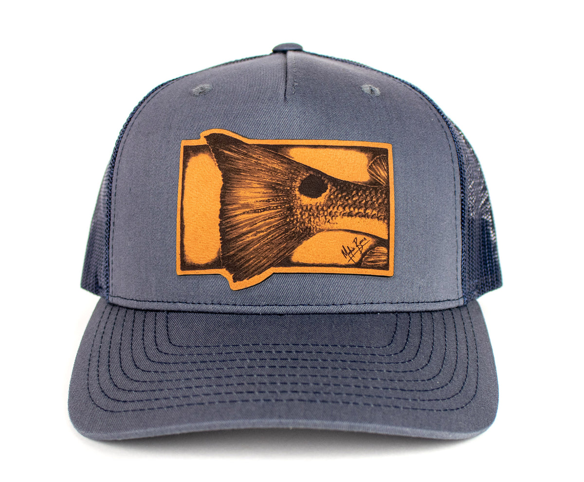 &quot;The O.G.&quot; Redfish Trucker Fishing Hat - Mid Profile