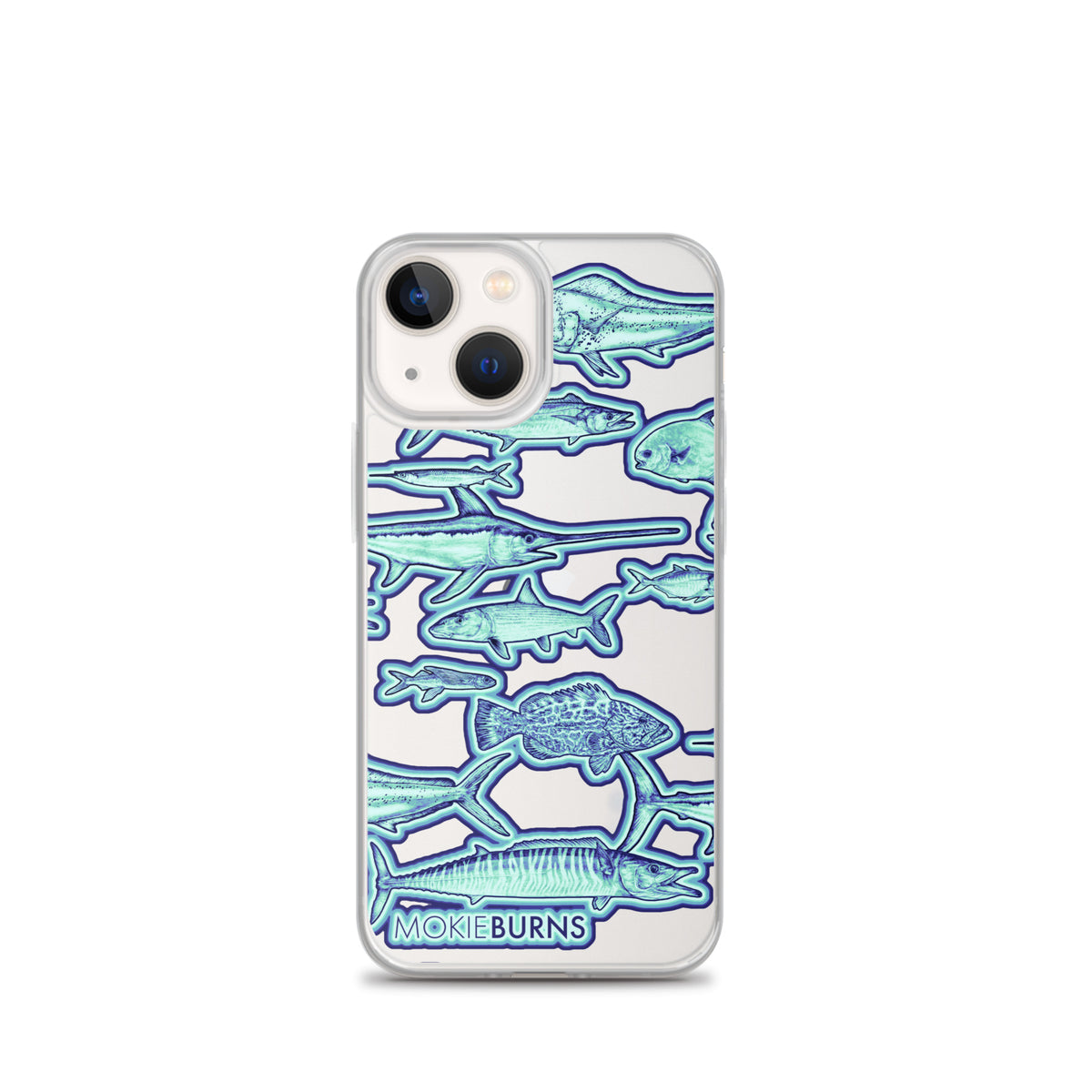 Colorful Florida Keys Fish - Printed Clear Case for iPhone
