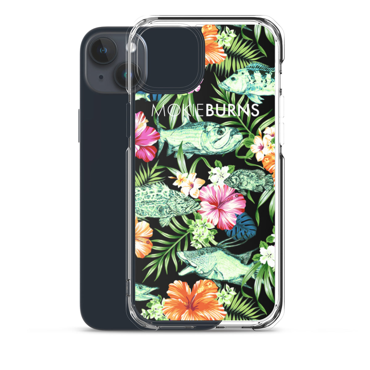 Fishy Retro Floral - iPhone Case [all sizes] - FREE SHIPPING