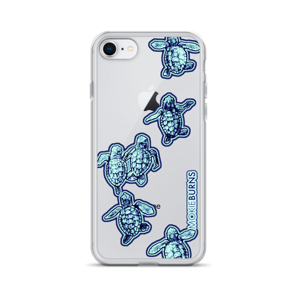 Baby Sea Turtles - Clear Case for iPhone [all sizes] - FREE SHIPPING