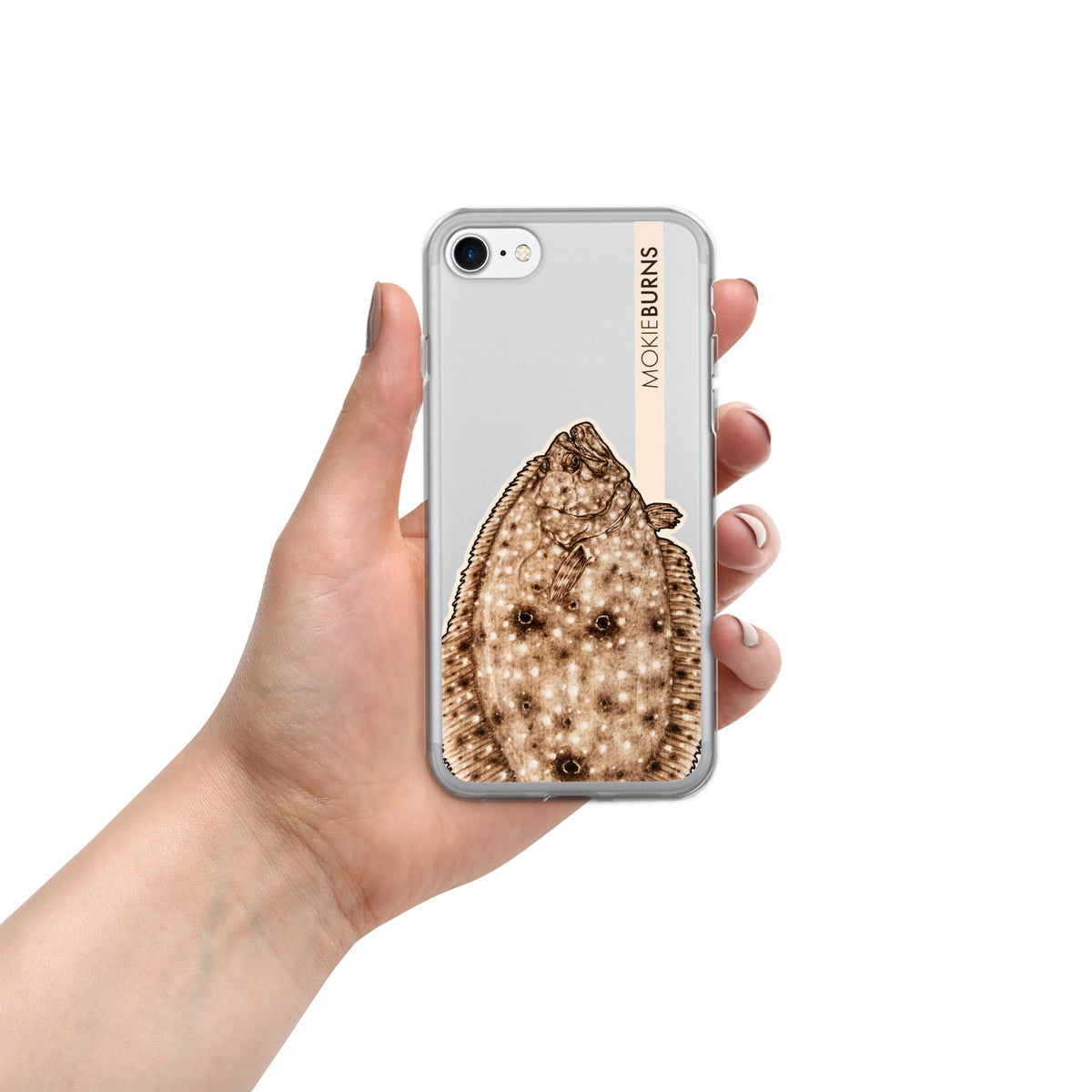 Gulf Flounder - Printed Clear Case for iPhone [all sizes] - unique ins -  Mokie Burns