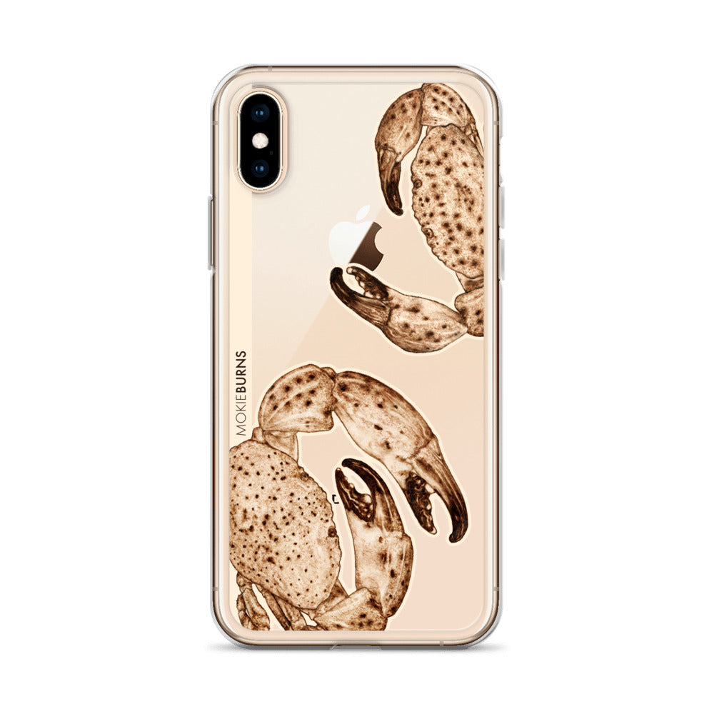 Florida Stone Crabs - Clear iPhone Case [all sizes] - FREE SHIPPING