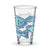 Inshore's Greatest Hits in 'Florida Teal' Glassware - Shaker Pint Glass or Vintage Can-Shaped Glass