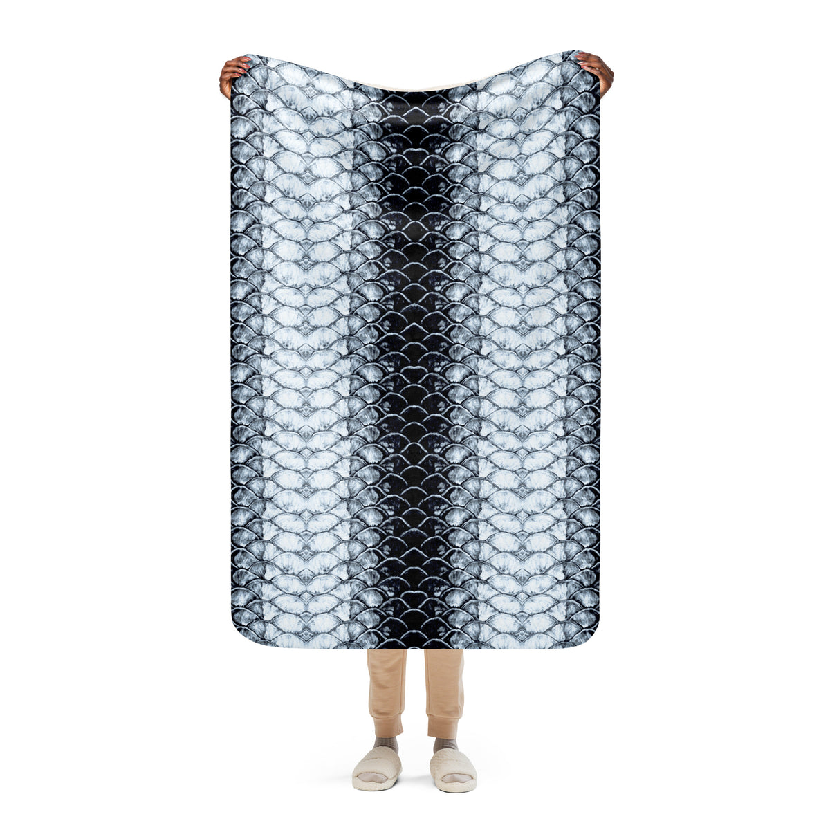 Tarpon Scales - Sherpa blanket [Multiple Sizes + FREE SHIPPING]