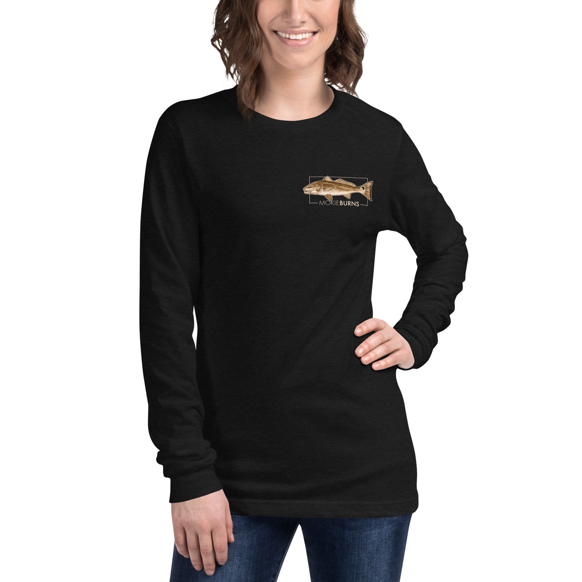 Inshore Slam [Seatrout, Redfish and Snook] - Soft Cotton Long Sleeve Tee for Him or Her
