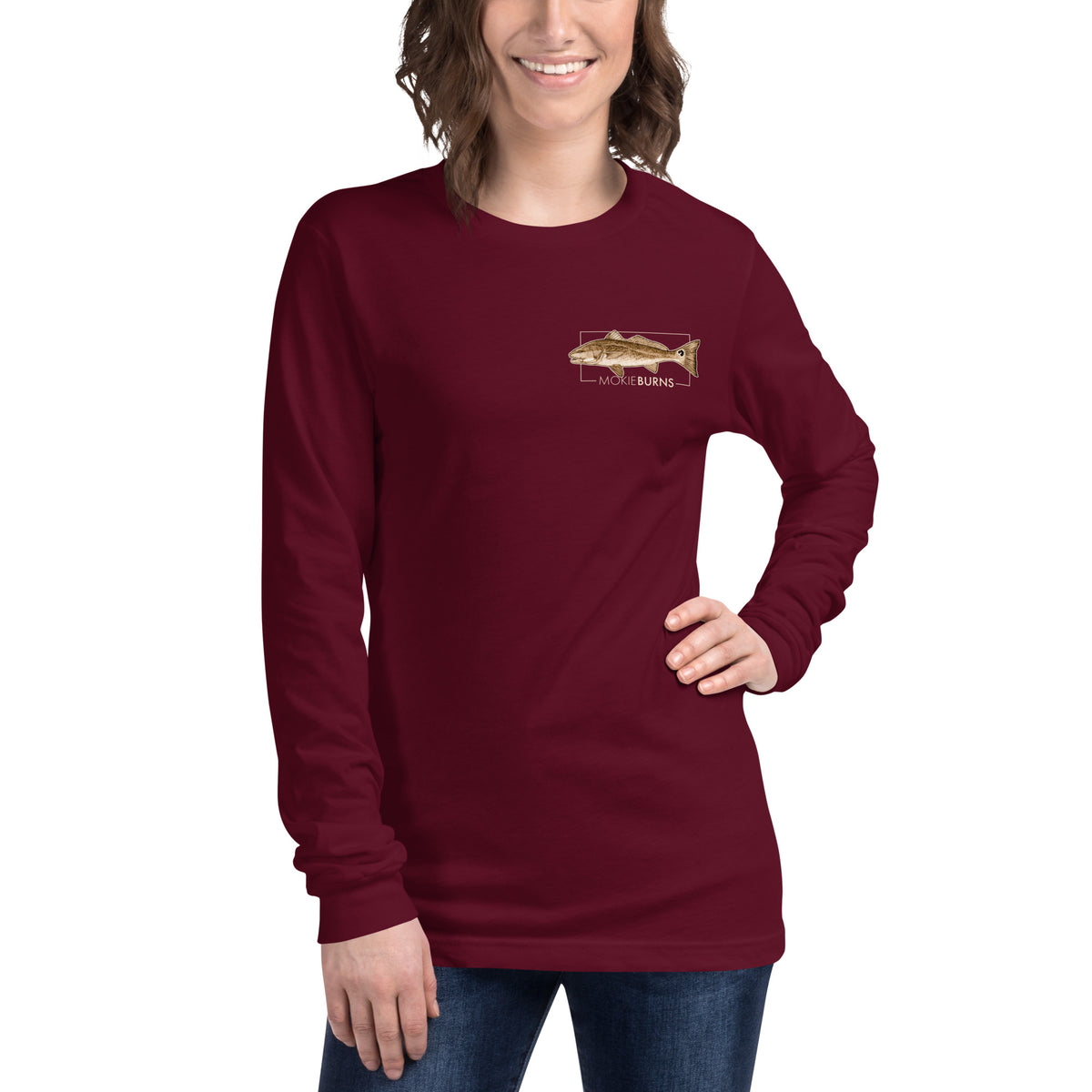 Inshore Slam [Seatrout, Redfish and Snook] - Soft Cotton Long Sleeve Tee for Him or Her