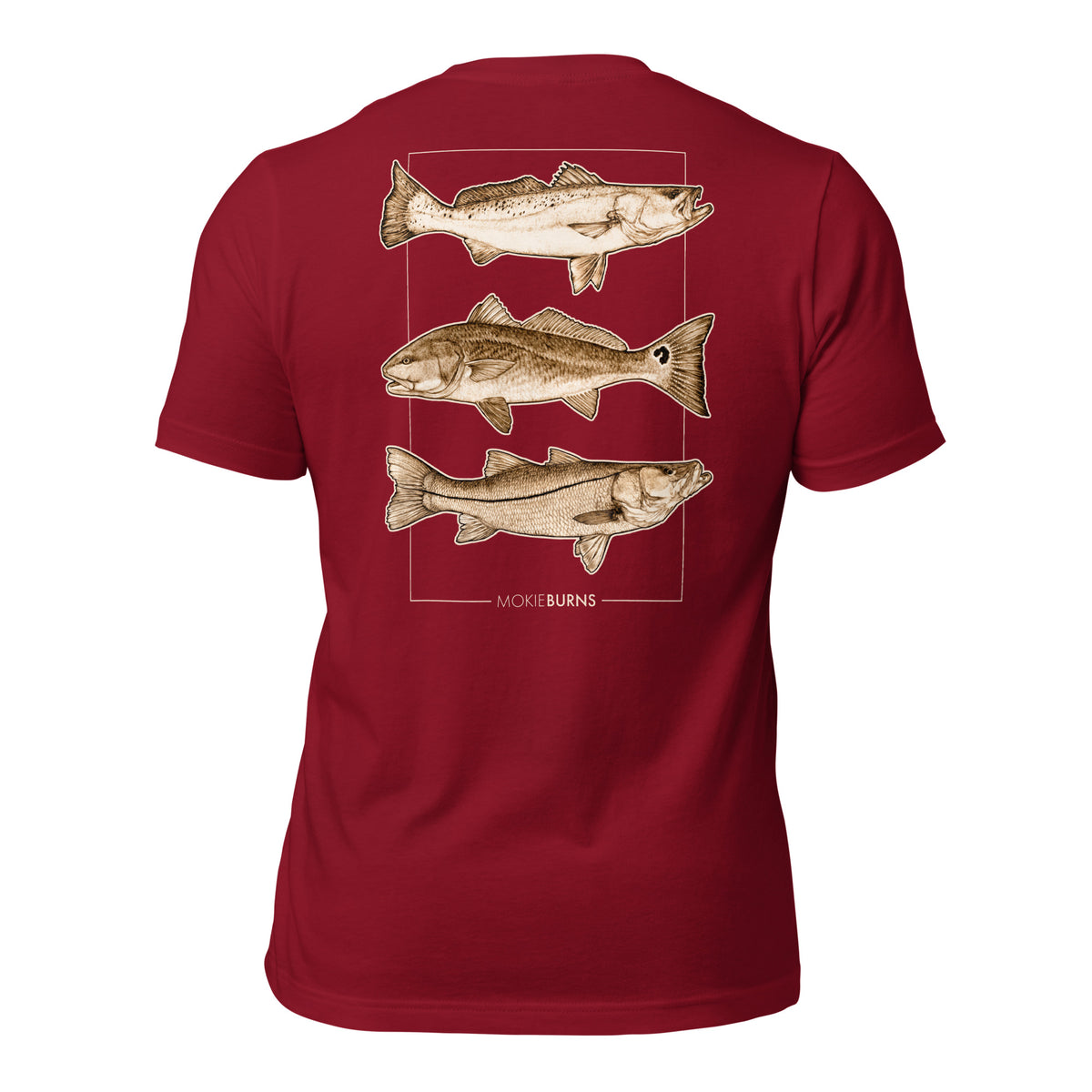 Inshore Slam [Seatrout, Redfish and Snook] - Soft Cotton T-Shirt for Him or Her