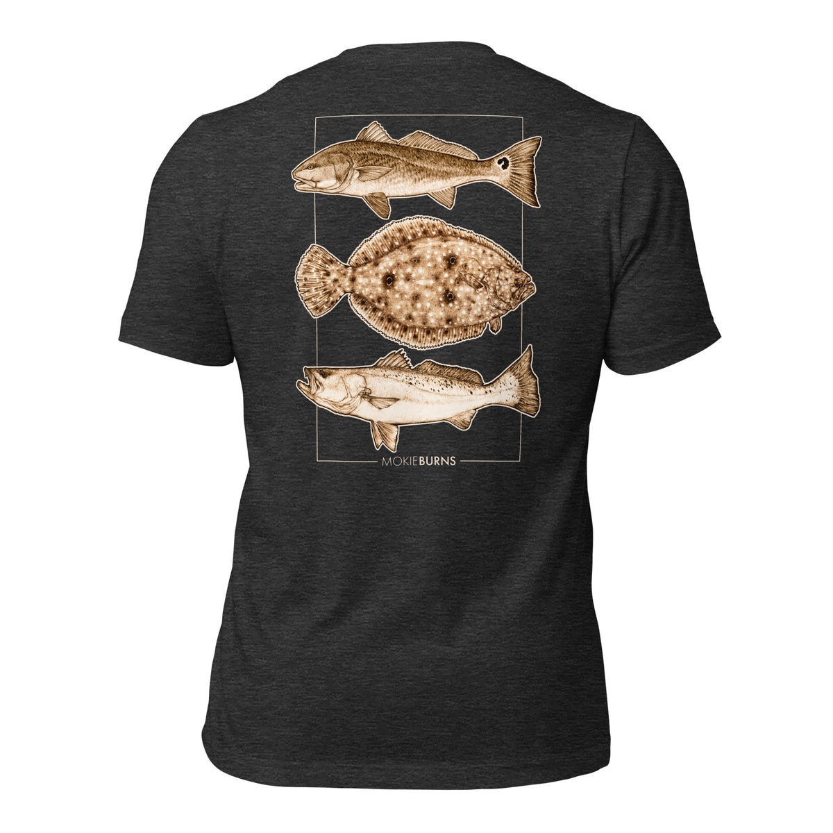 Panhandle Slam [redfish, flounder and speckled seatrout] - Soft Unisex T-Shirt for Him or Her