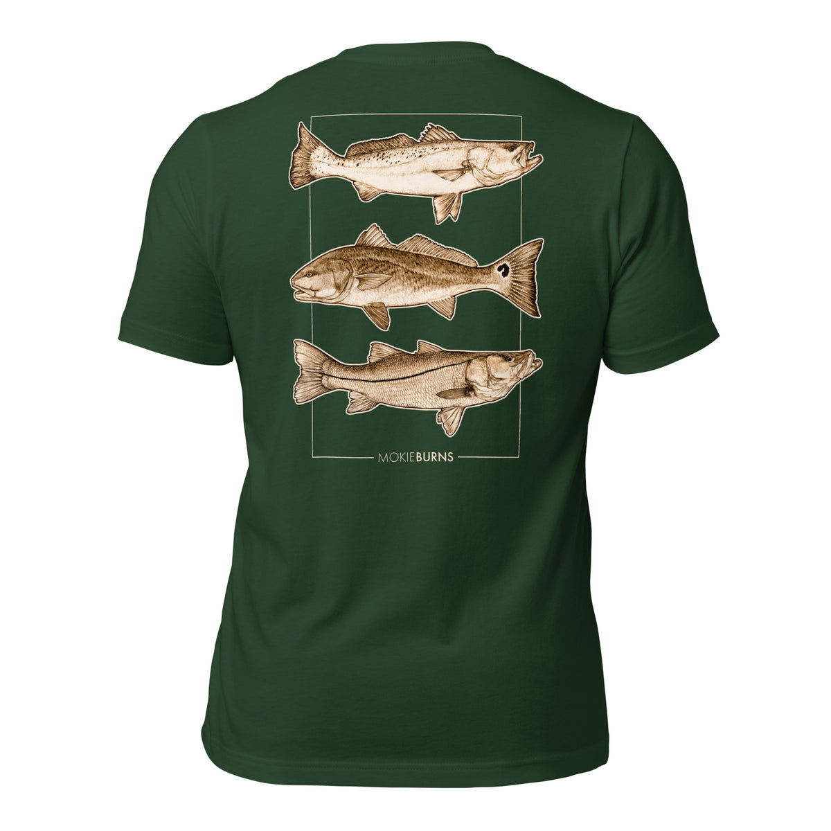 Inshore Slam [Seatrout, Redfish and Snook] - Soft Cotton T-Shirt for Him or Her