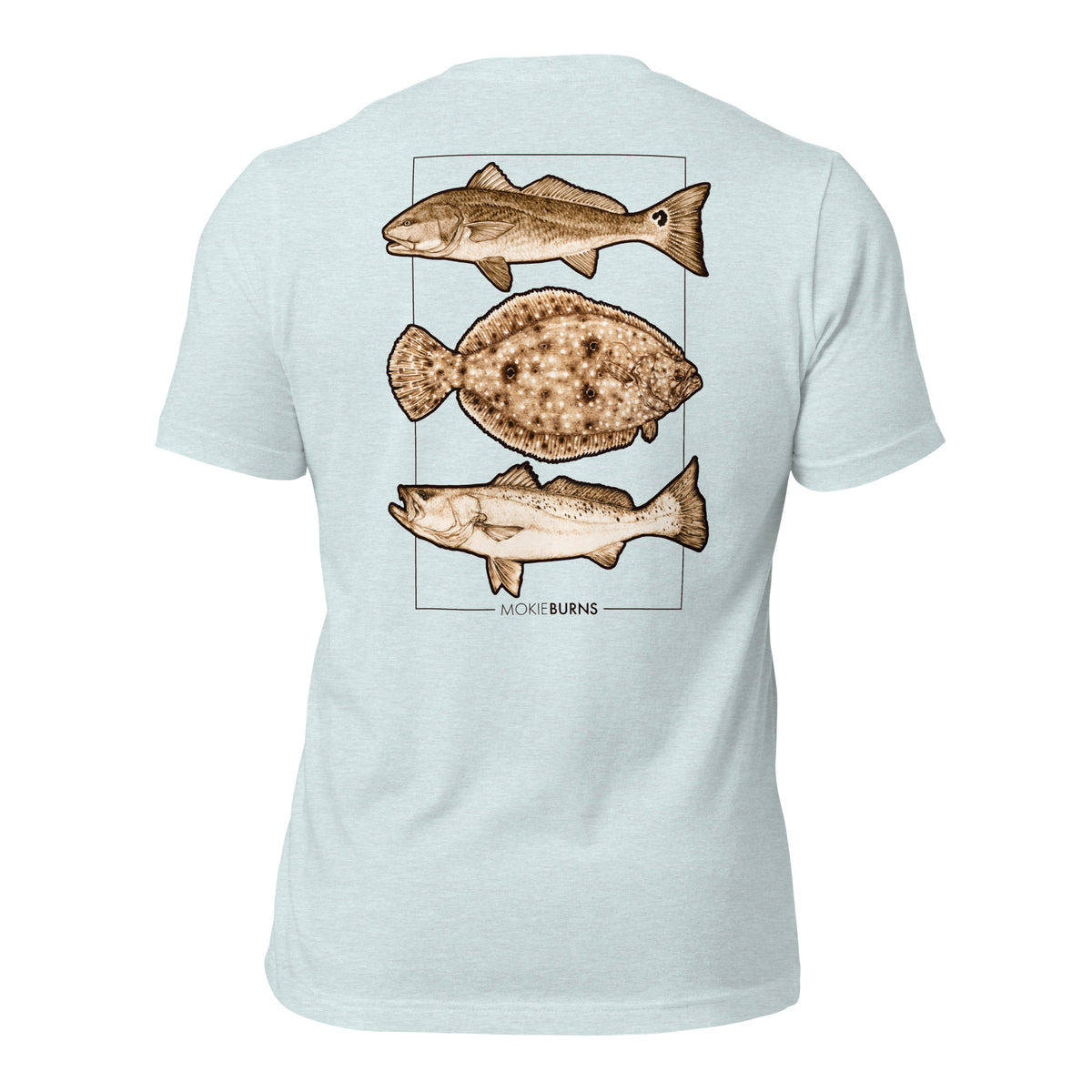 Panhandle Slam [redfish, flounder and speckled seatrout] - Soft Unisex T-Shirt for Him or Her