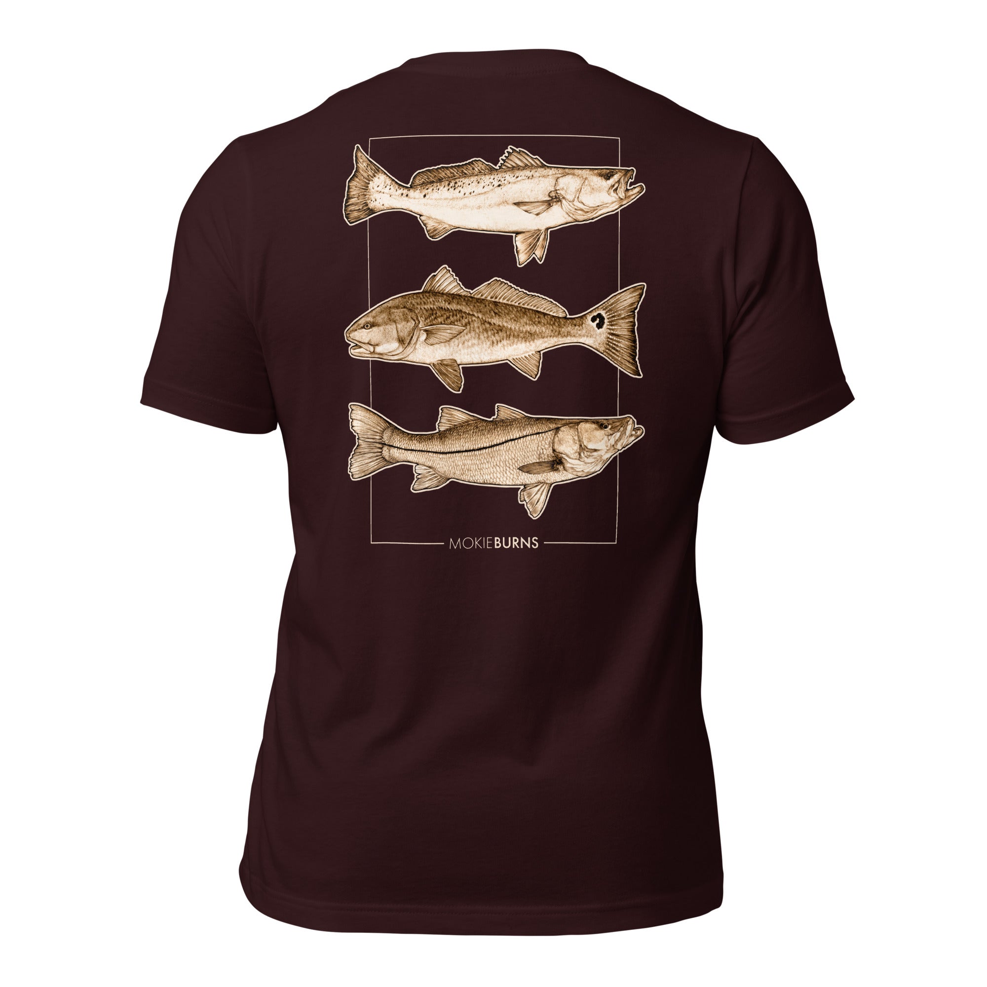 Inshore Slam [Seatrout, Redfish and Snook] - Soft Cotton T-Shirt for Him or Her