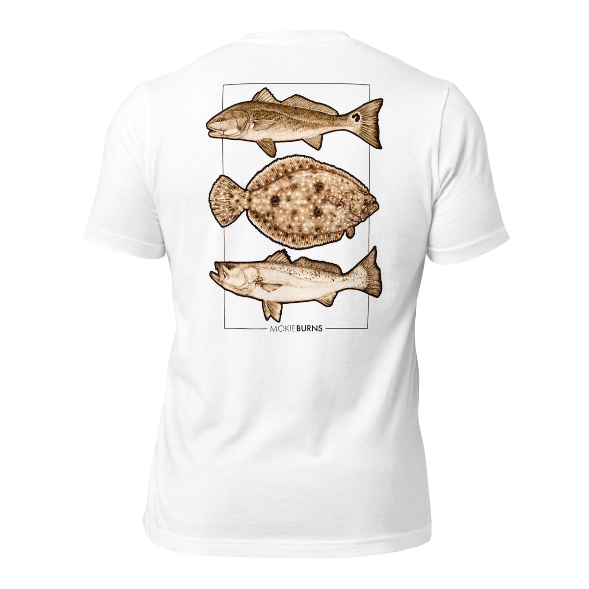 Panhandle Slam [redfish, flounder and speckled seatrout] - Soft Unisex T-Shirt for Him or Her