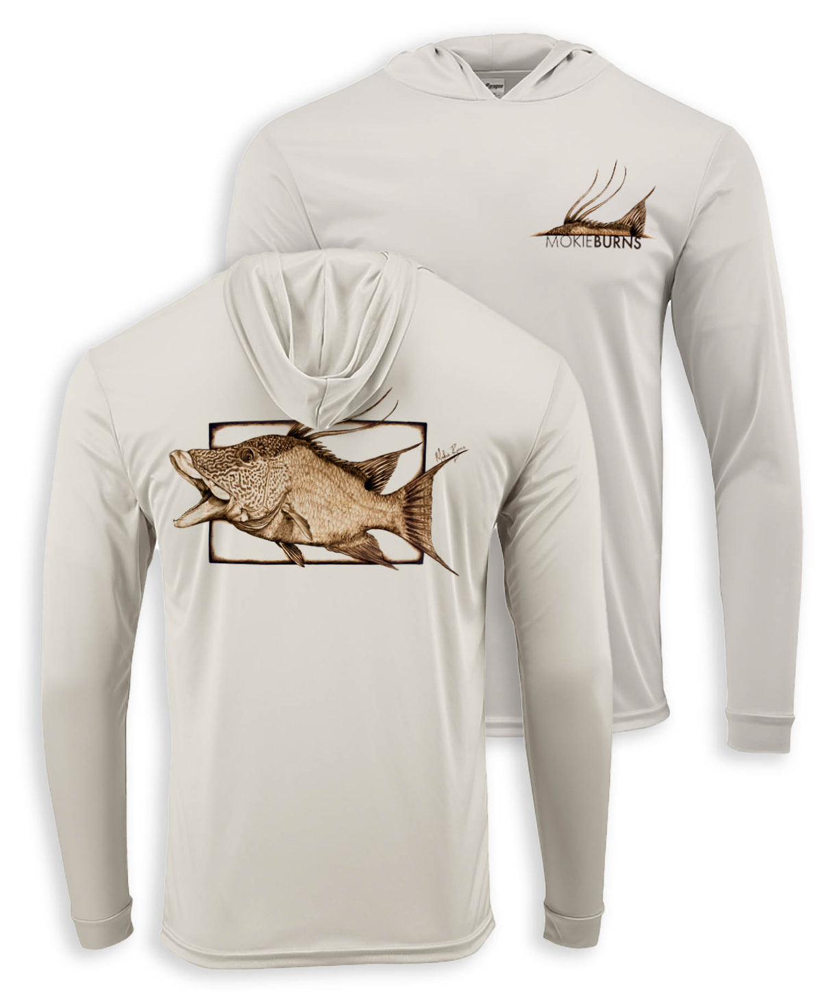 Unisex Hoodie Performance Fishing Shirt - Hogfish