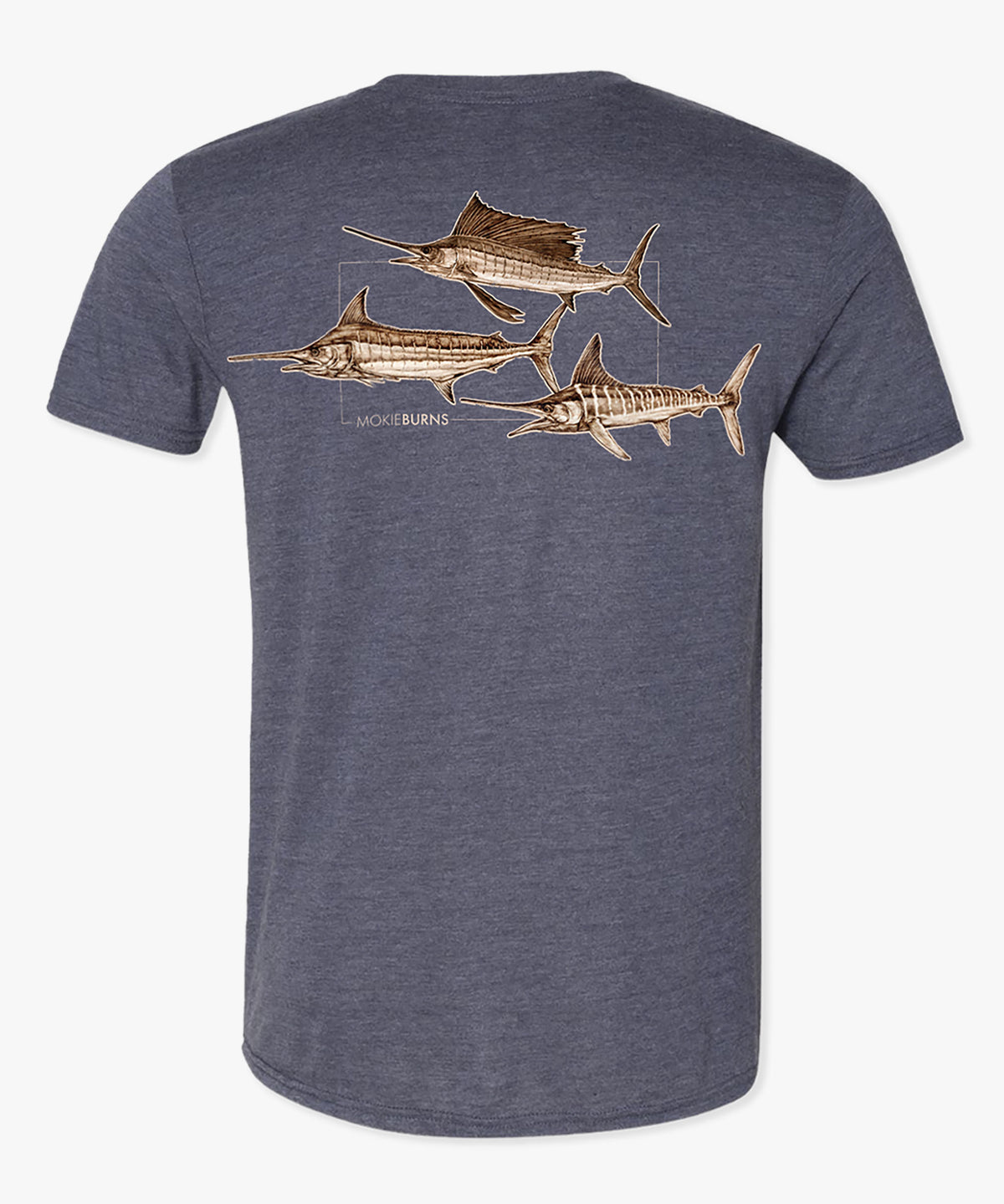 Tri-Blend T-Shirt - Billfish Slam - mokieburns
