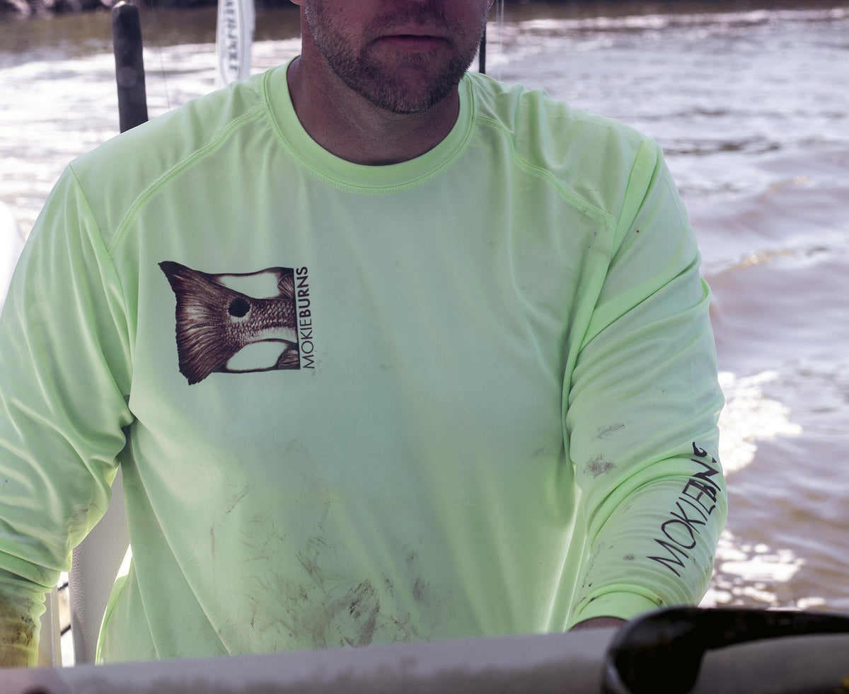 Men&#39;s Performance Fishing Shirt - &quot;The O.G.&quot; - mokieburns
