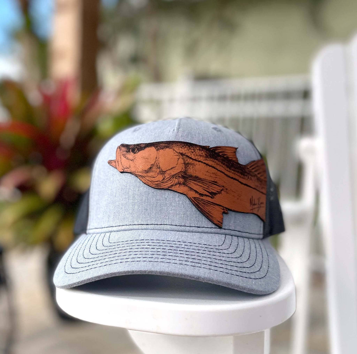 Snook Trucker Hat - Mid Profile + Classic Patch *Multiple Colors*