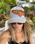 Snook Trucker Hat - Heather Grey/Black - Mid Profile