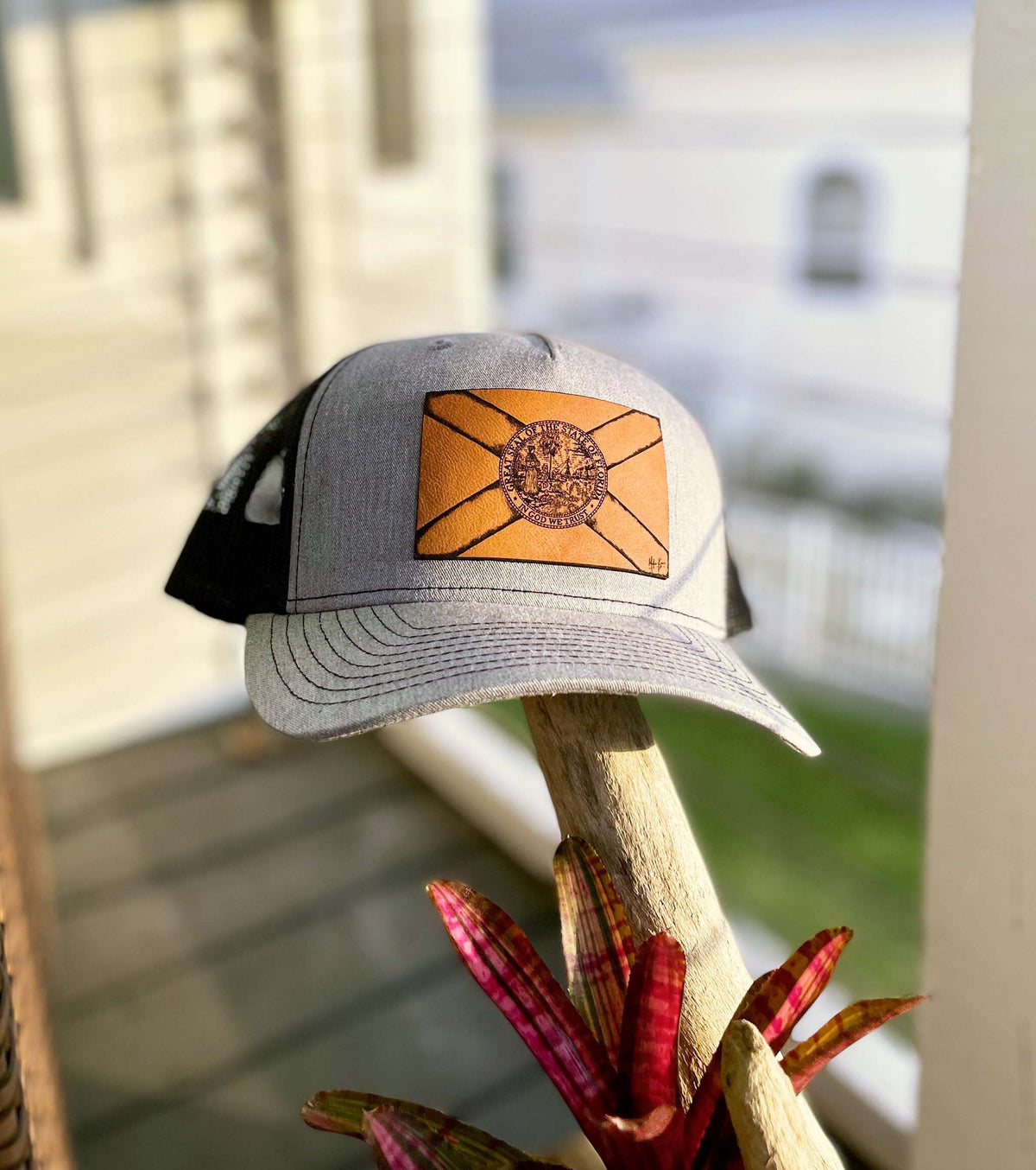 Florida Flag Trucker Hat - Mid Profile + Classic Patch