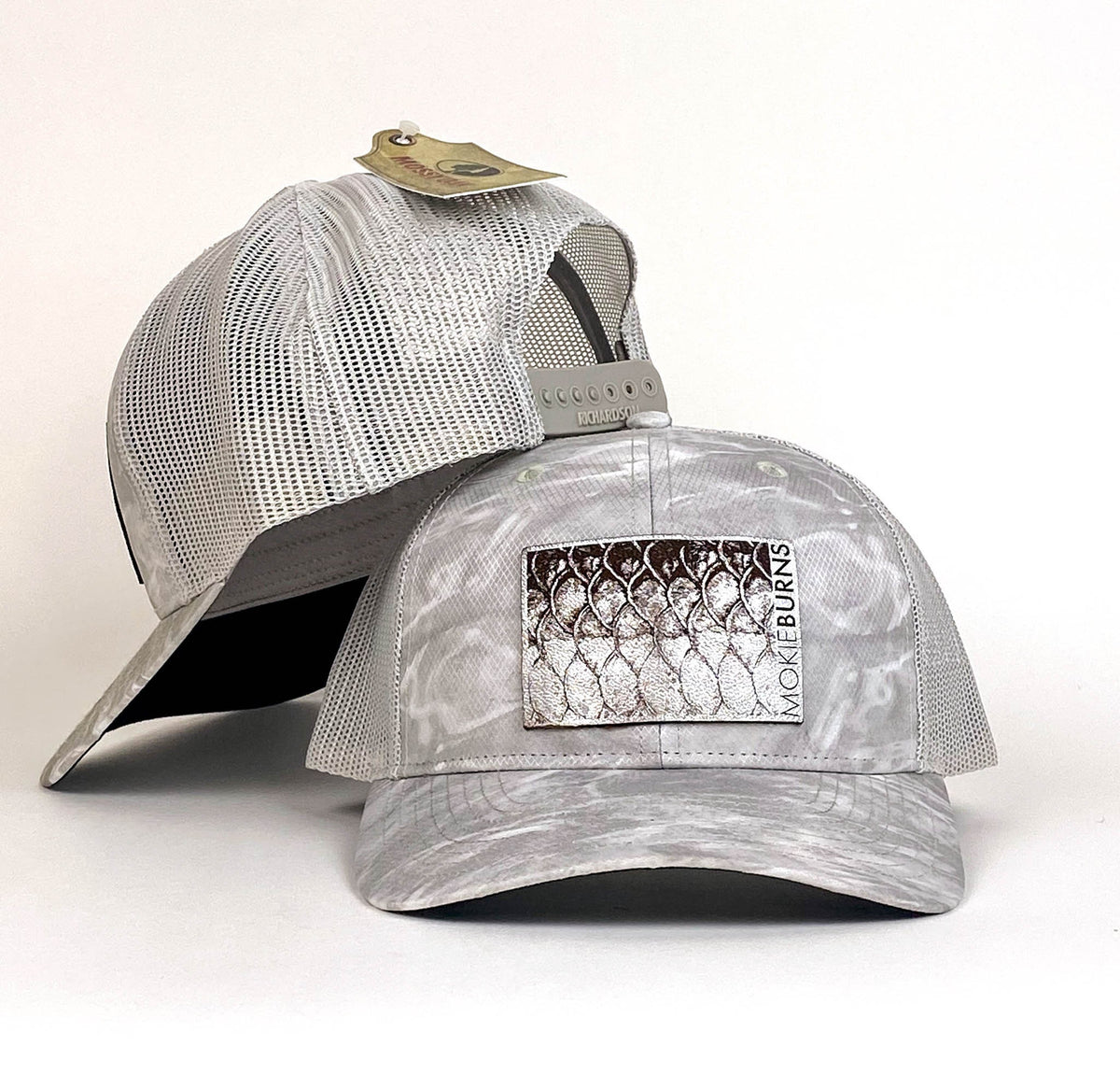 Tarpon Scales Trucker Hat - Mid Profile - Silver Patch *Multiple Colors*