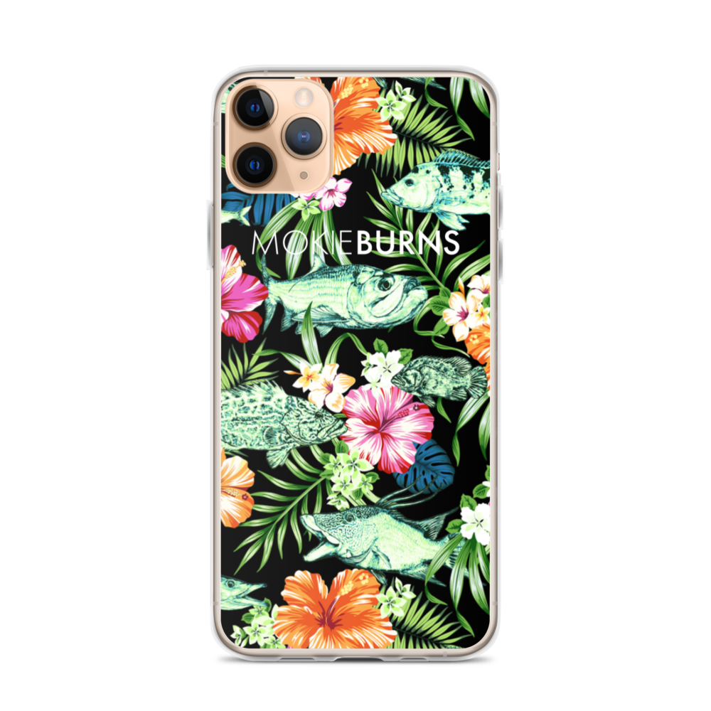 Fishy Retro Floral - iPhone Case [all sizes] - FREE SHIPPING