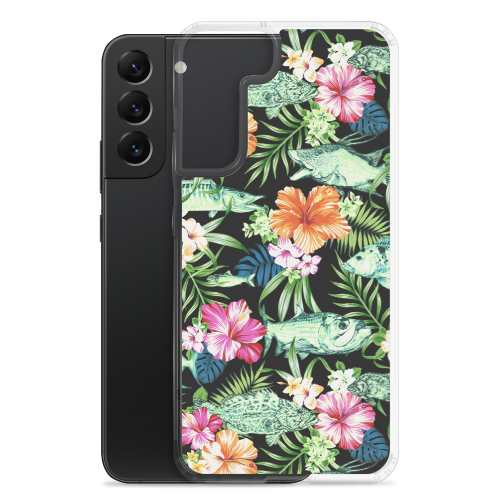 Fishy Retro Floral - Samsung Case [all sizes] - FREE SHIPPING!